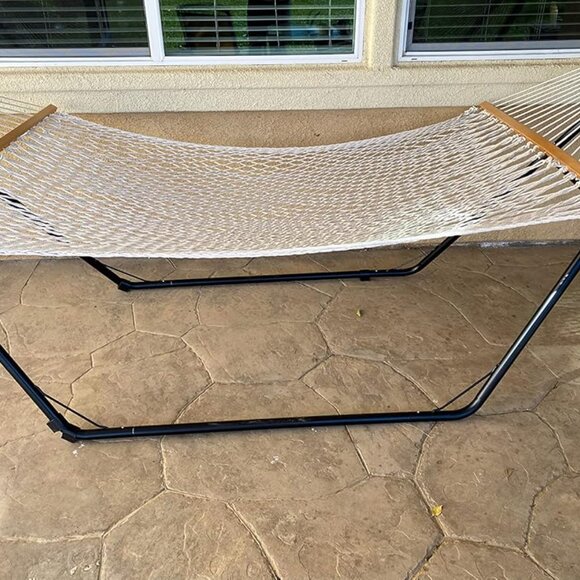 SUNCREAT Hammocks Traditional Rope Double Hammock - Picture 3 of 5